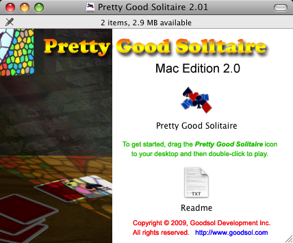 Pretty Good Solitaire Mac Edition 2.0